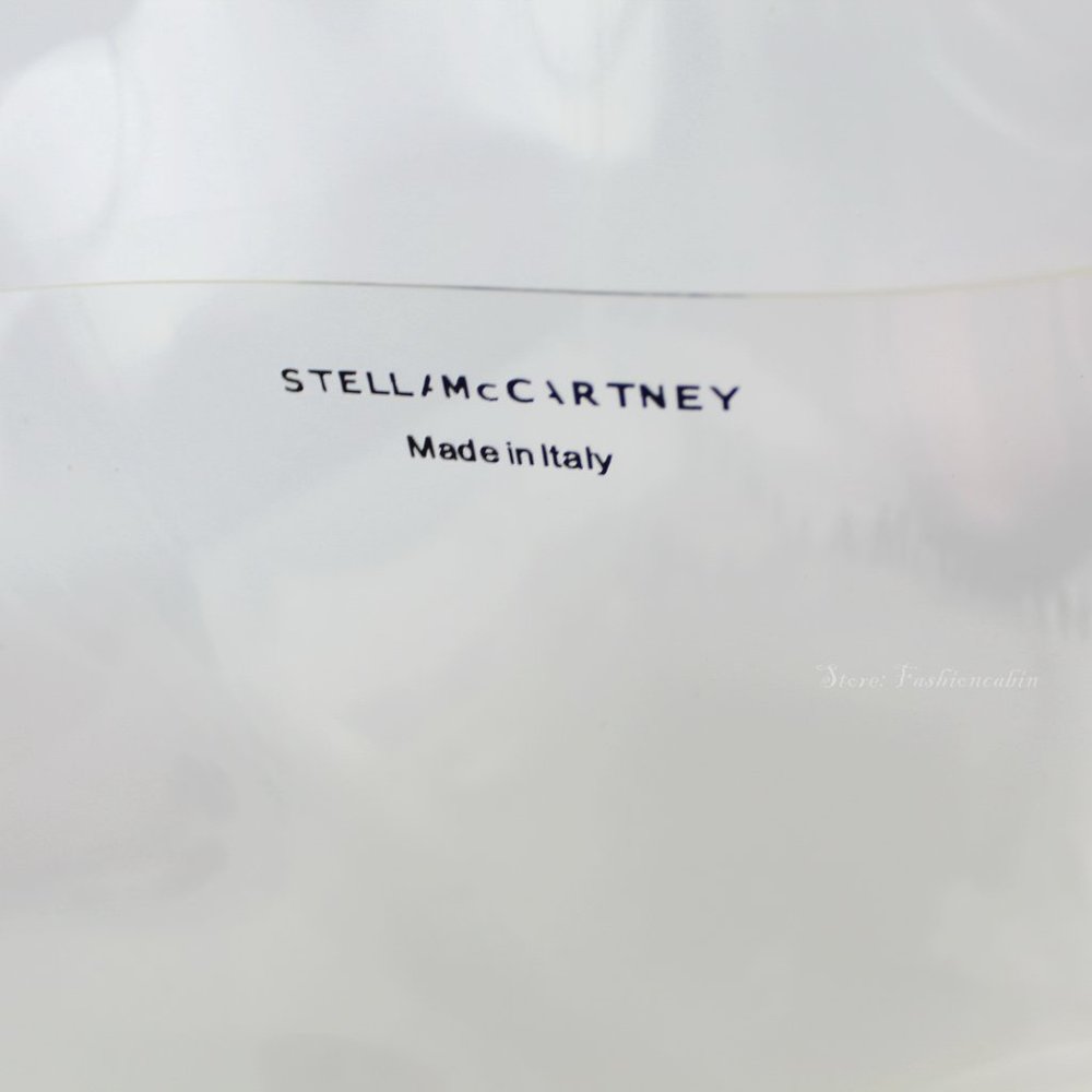 NEW STELLA MCCARTNEY Authentic Clear Logo Tote - Picture 10 of 15